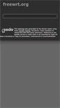 Mobile Screenshot of freewrt.org